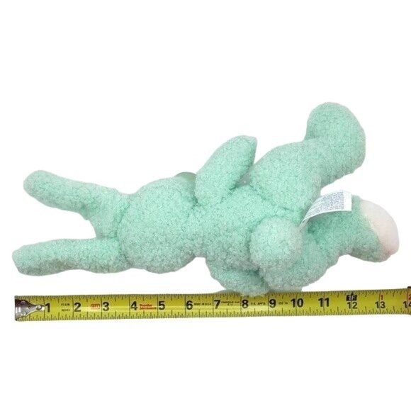Kids of America Easter Bunny Rabbit Plush Spring Green 13" Long Ears 2000 VTG - Picture 8 of 8